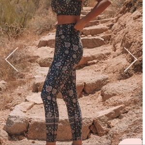 NWT Spell & Gypsy folktown 7/8 legging khaki